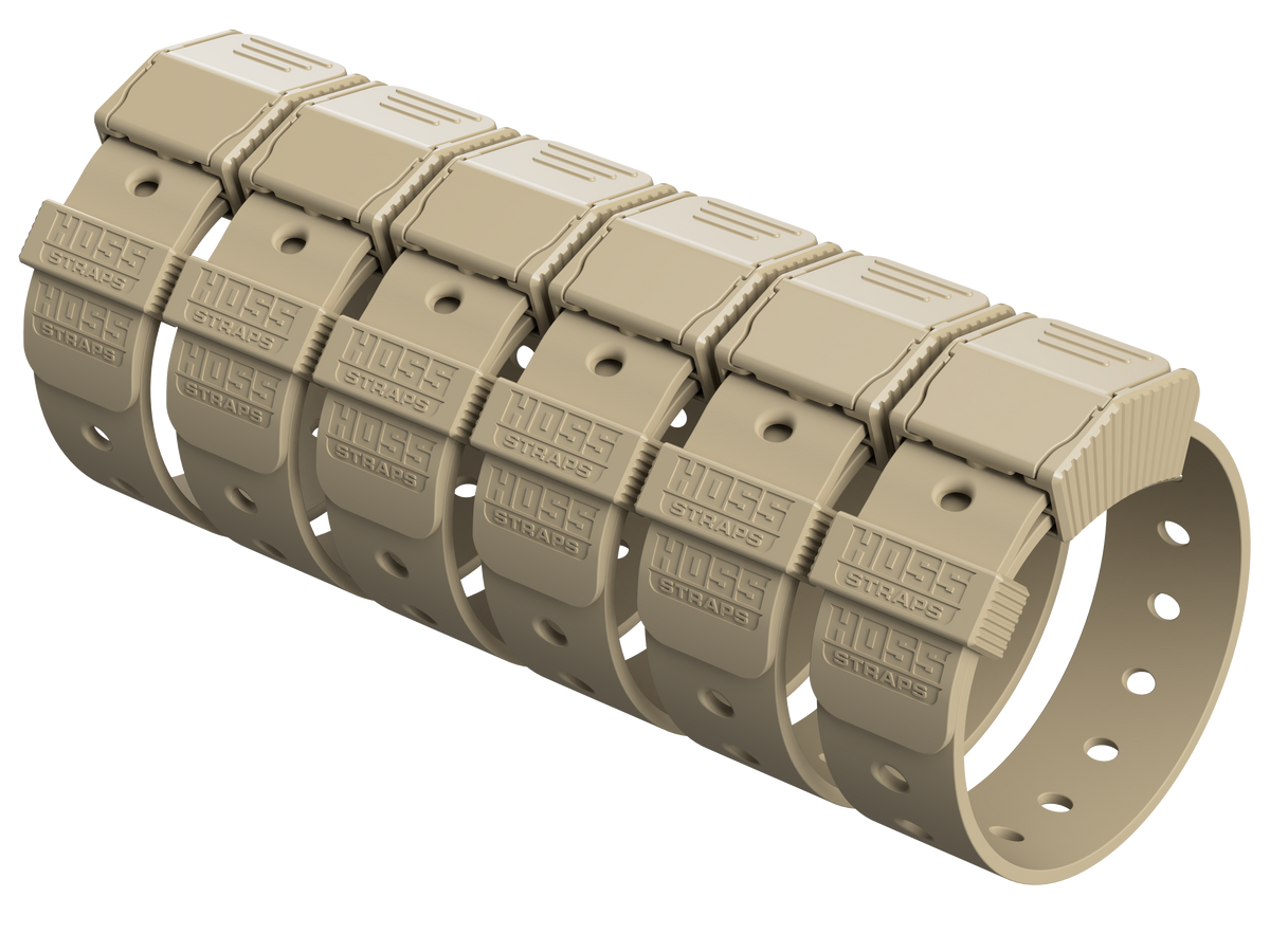Gear Straps 12-Inch modular straps by Hoss Straps camping tools in tan on Tampa Home & Garden Store