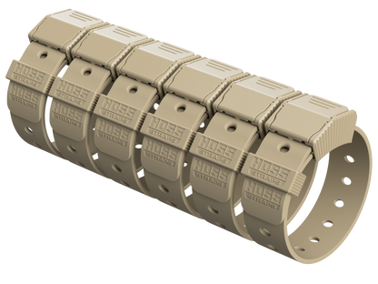 Gear Straps 12-Inch modular straps by Hoss Straps camping tools in tan on Tampa Home & Garden Store