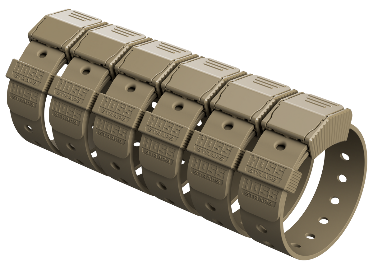 Hoss Straps Gear Straps 12-Inch tan modular camping tool chain on Tampa Home & Garden Store
