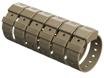 Hoss Straps Gear Straps 12-Inch tan modular camping tool chain on Tampa Home & Garden Store