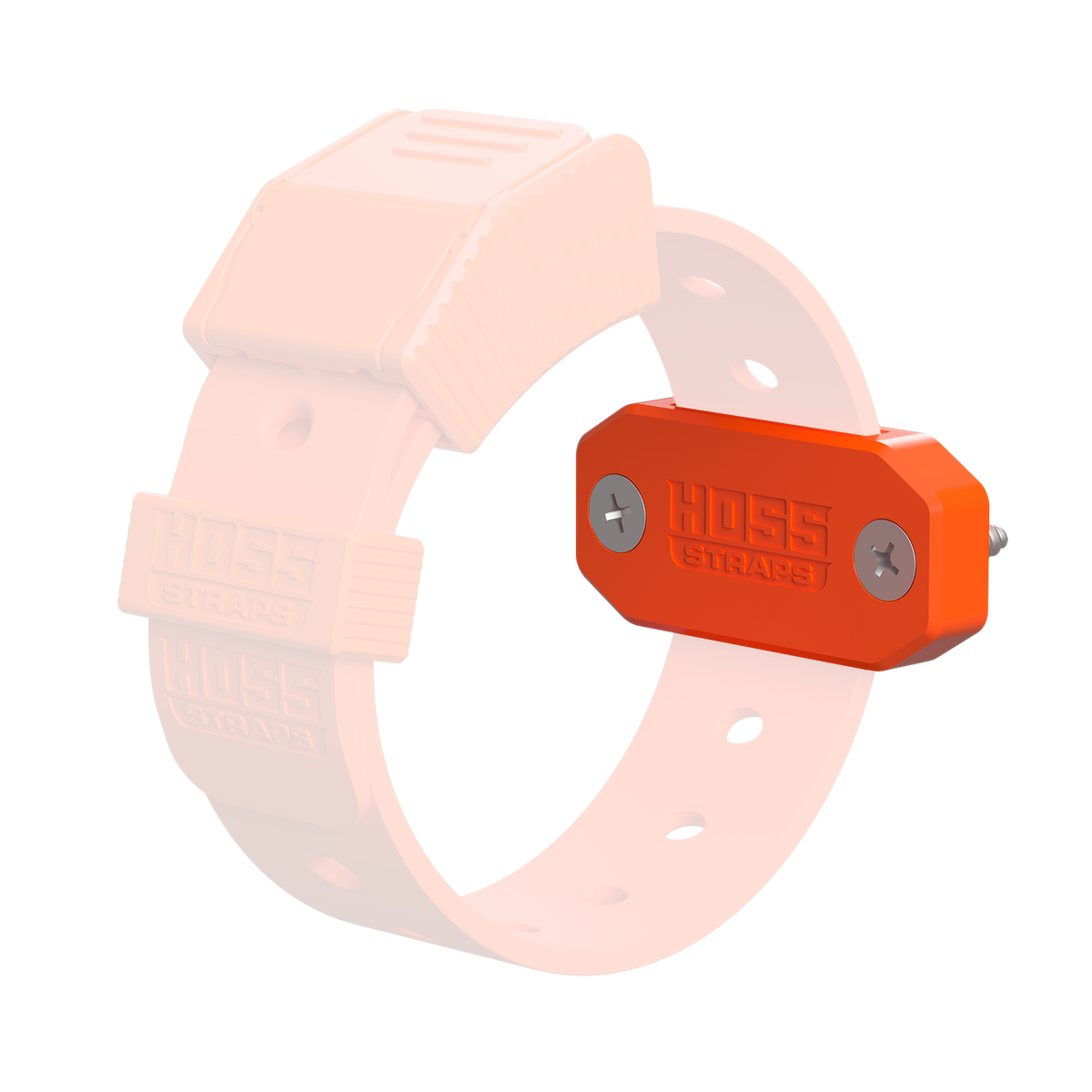 Strap Mount Bracket (Single Slot) 2-Pack by Hoss Straps, orange plastic strap bracket on Tampa Home & Garden Store