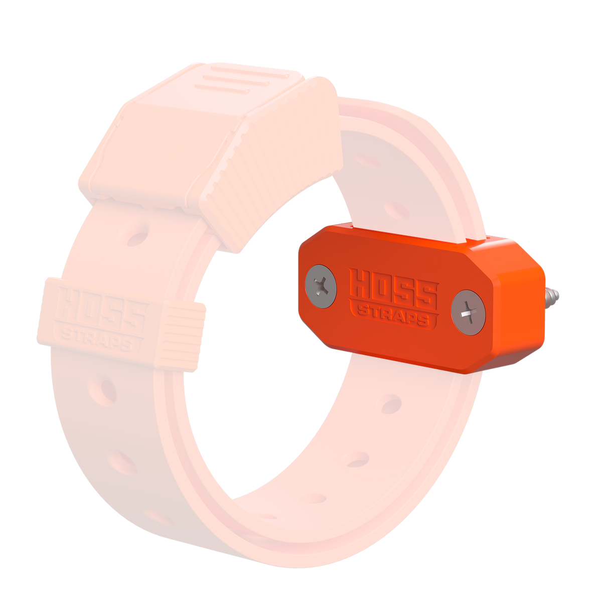 Strap Mount Bracket (Double Slot) 2-Pack orange plastic by Hoss Straps on Tampa Home & Garden Store