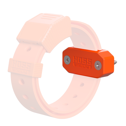 Strap Mount Bracket (Double Slot) 2-Pack orange plastic by Hoss Straps on Tampa Home & Garden Store
