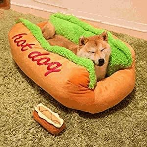 Hot Dog Shaped Pet Bed - Tampa Home & Garden Store