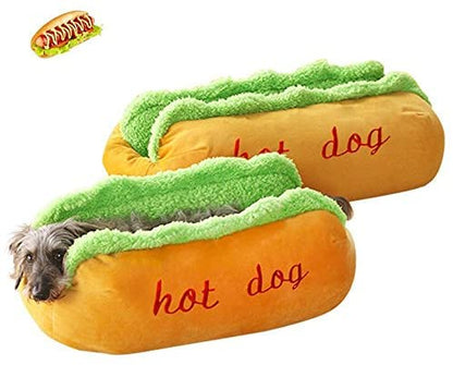Hot Dog Shaped Pet Bed - Tampa Home & Garden Store