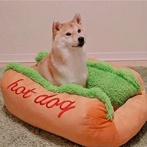 Hot Dog Shaped Pet Bed - Tampa Home & Garden Store