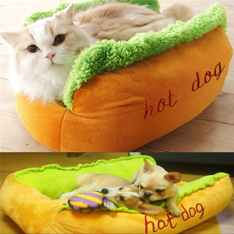 Hot Dog Shaped Pet Bed - Tampa Home & Garden Store