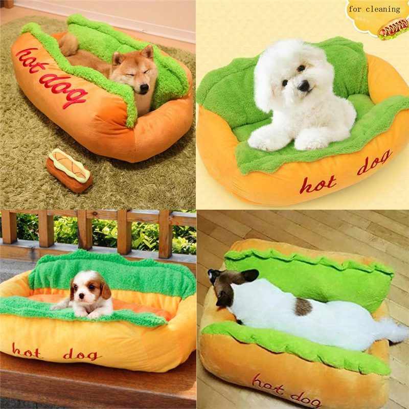 Hot Dog Shaped Pet Bed - Tampa Home & Garden Store