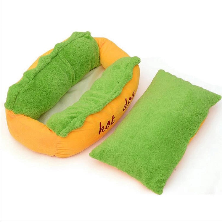 Hot Dog Shaped Pet Bed - Tampa Home & Garden Store