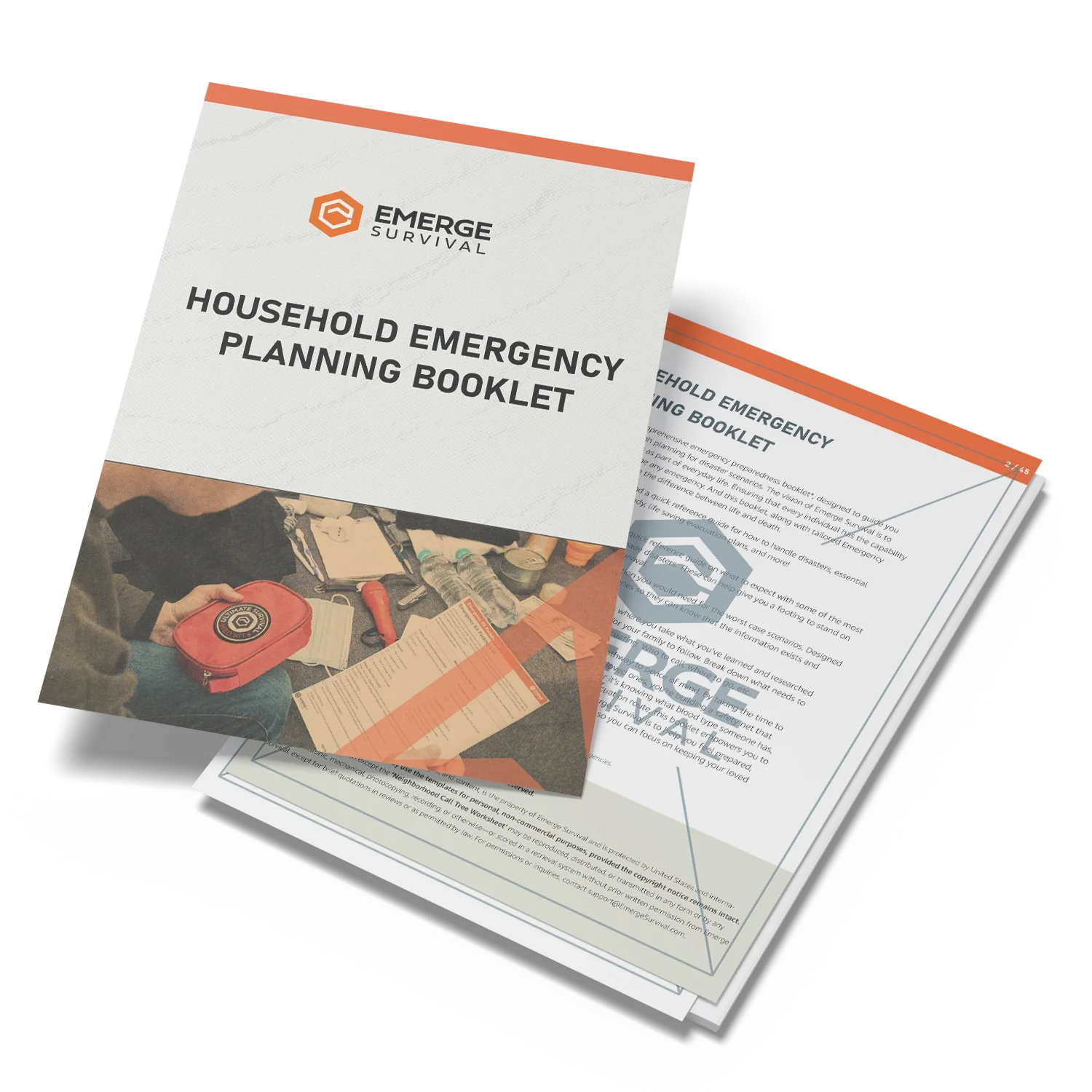 Household Emergency Planning Sheets - Tampa Home & Garden Store