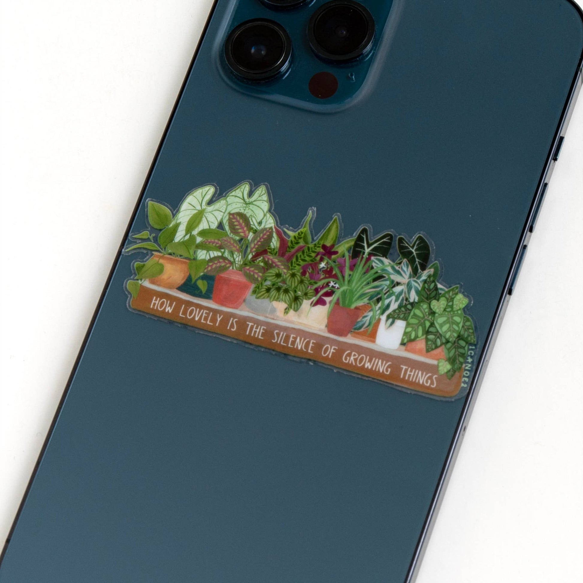 Houseplants Clear Decal Sticker - Tampa Home & Garden Store