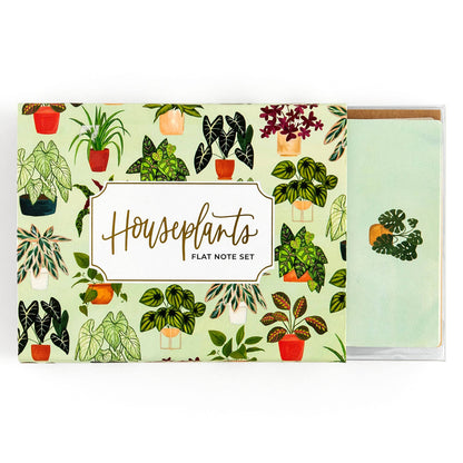 Houseplants Flat Note Set - Tampa Home & Garden Store