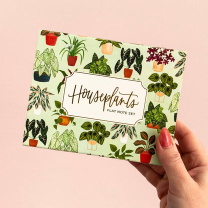 Houseplants Flat Note Set - Tampa Home & Garden Store