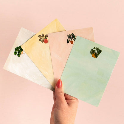 Houseplants Flat Note Set - Tampa Home & Garden Store