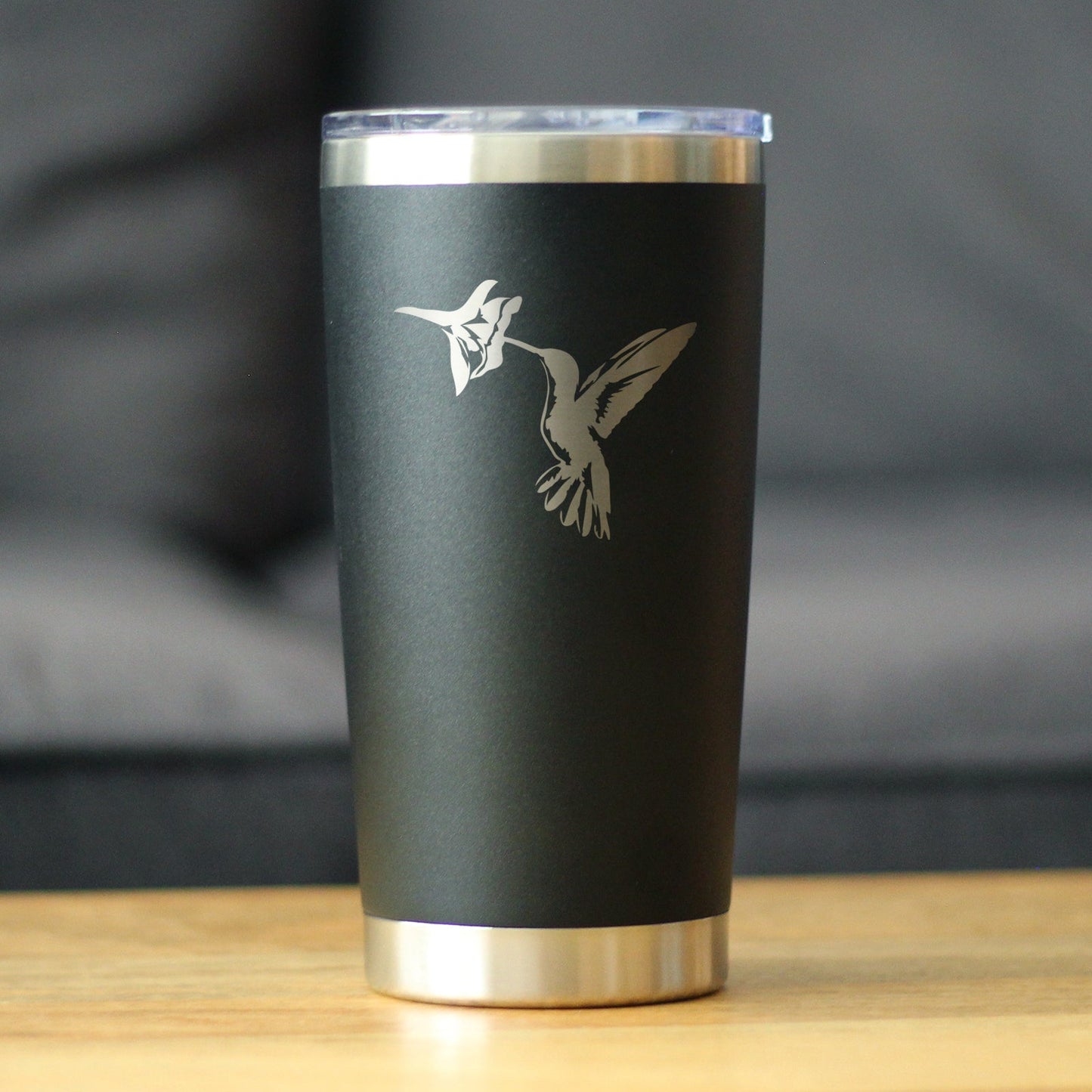Hummingbird - Insulated Coffee Tumbler Cup with Sliding Lid - Stainless Steel Travel Mug - Hummingbird Gifts and Decor for Women and Men - Tampa soil911.com