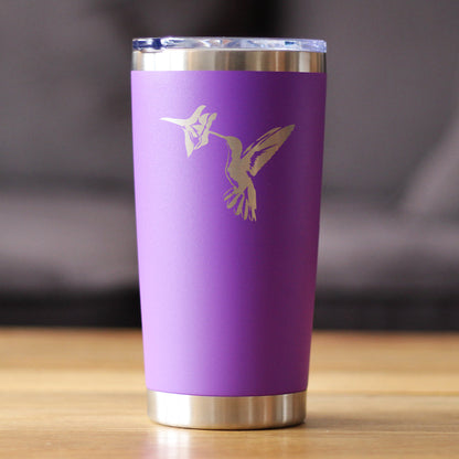Hummingbird - Insulated Coffee Tumbler Cup with Sliding Lid - Stainless Steel Travel Mug - Hummingbird Gifts and Decor for Women and Men - Tampa soil911.com