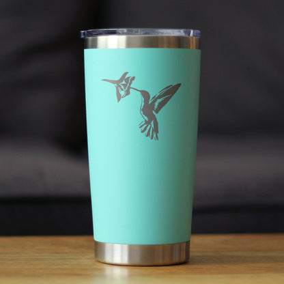 Hummingbird - Insulated Coffee Tumbler Cup with Sliding Lid - Stainless Steel Travel Mug - Hummingbird Gifts and Decor for Women and Men - Tampa soil911.com