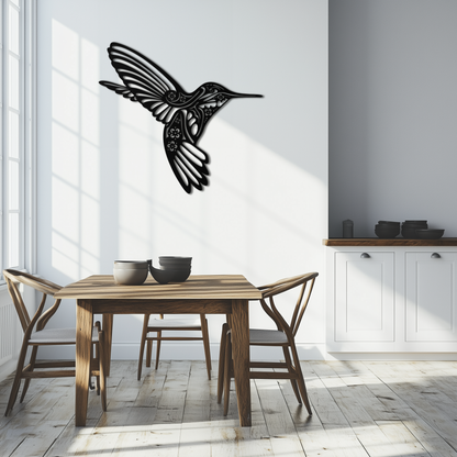 Hummingbird Metal Wall Art - Elegant Nature-Inspired Decor - KAF203 - Tampa Home & Garden Store