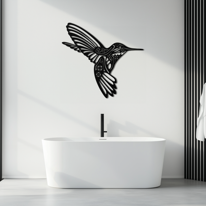Hummingbird Metal Wall Art - Elegant Nature-Inspired Decor - KAF203 - Tampa Home & Garden Store
