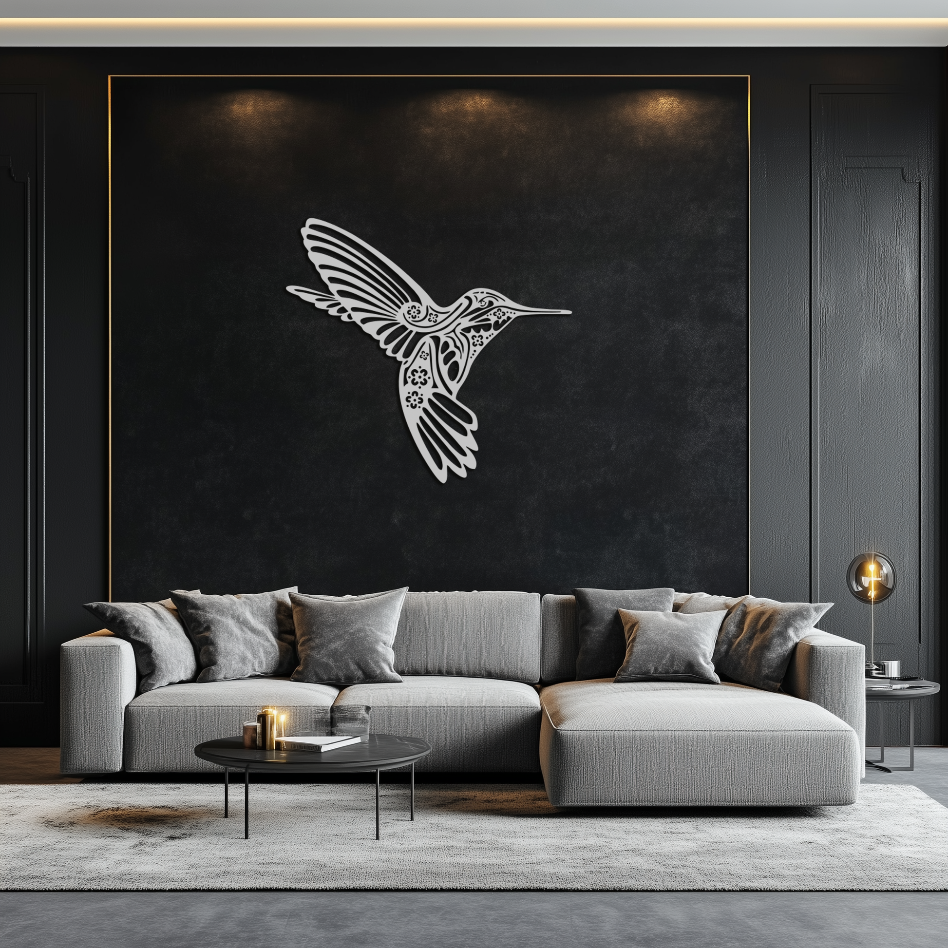 Hummingbird Metal Wall Art - Elegant Nature-Inspired Decor - KAF203 - Tampa Home & Garden Store