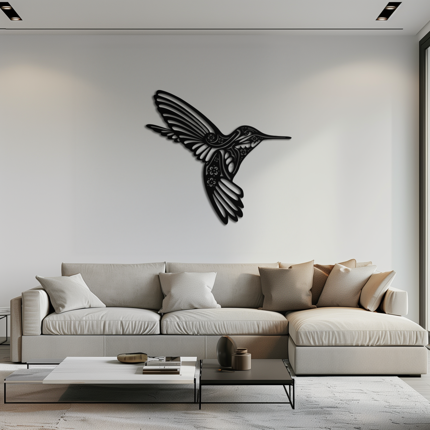 Hummingbird Metal Wall Art - Elegant Nature-Inspired Decor - KAF203 - Tampa Home & Garden Store