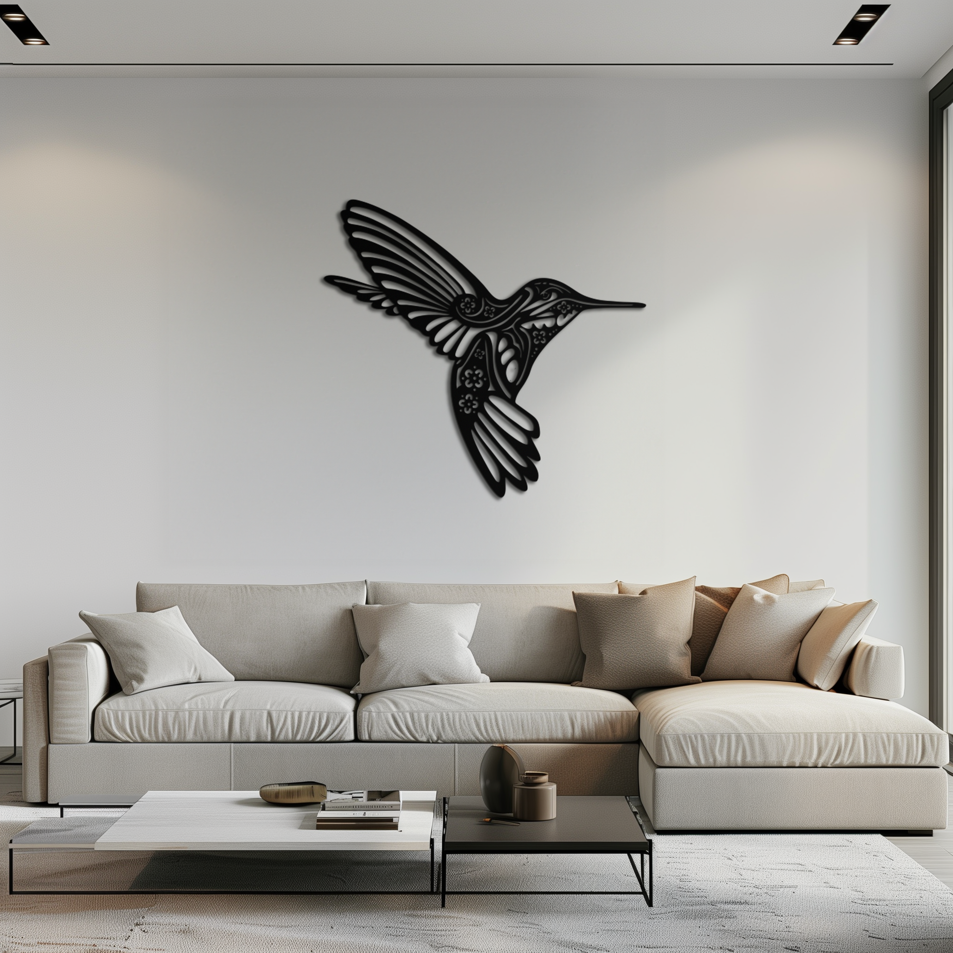 Hummingbird Metal Wall Art - Elegant Nature-Inspired Decor - KAF203 - Tampa Home & Garden Store
