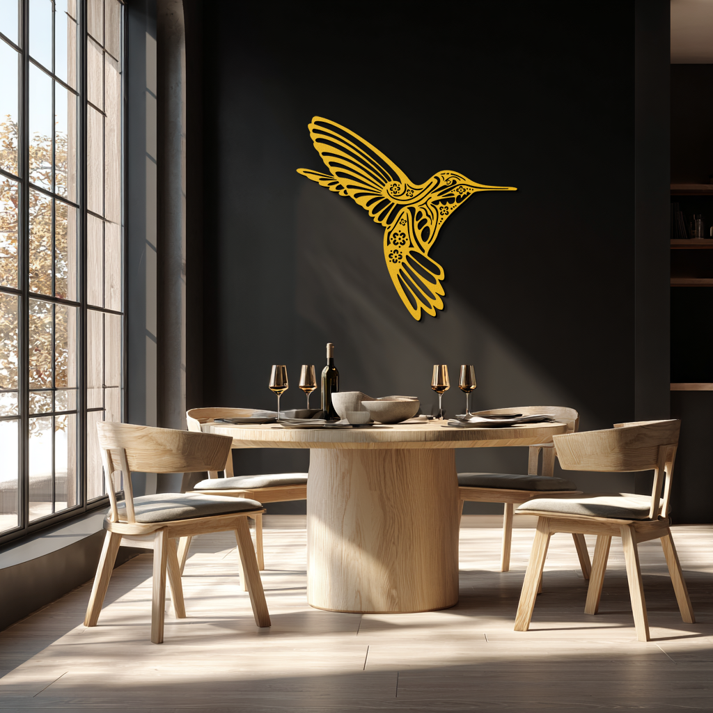 Hummingbird Metal Wall Art - Elegant Nature-Inspired Decor - KAF203 - Tampa Home & Garden Store