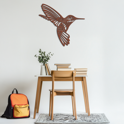 Hummingbird Metal Wall Art - Elegant Nature-Inspired Decor - KAF203 - Tampa Home & Garden Store