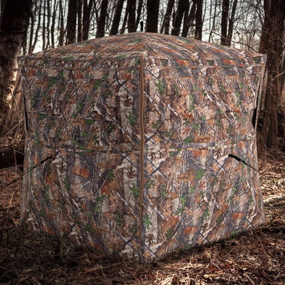 GemGear hunting blind 360° see-through ground blind in camouflage for 2–3 people on Tampa Home & Garden Store