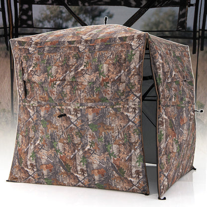 GemGear 360 Degree hunting blind for 2-3 people in woodland camouflage with mesh windows on Tampa Home & Garden Store