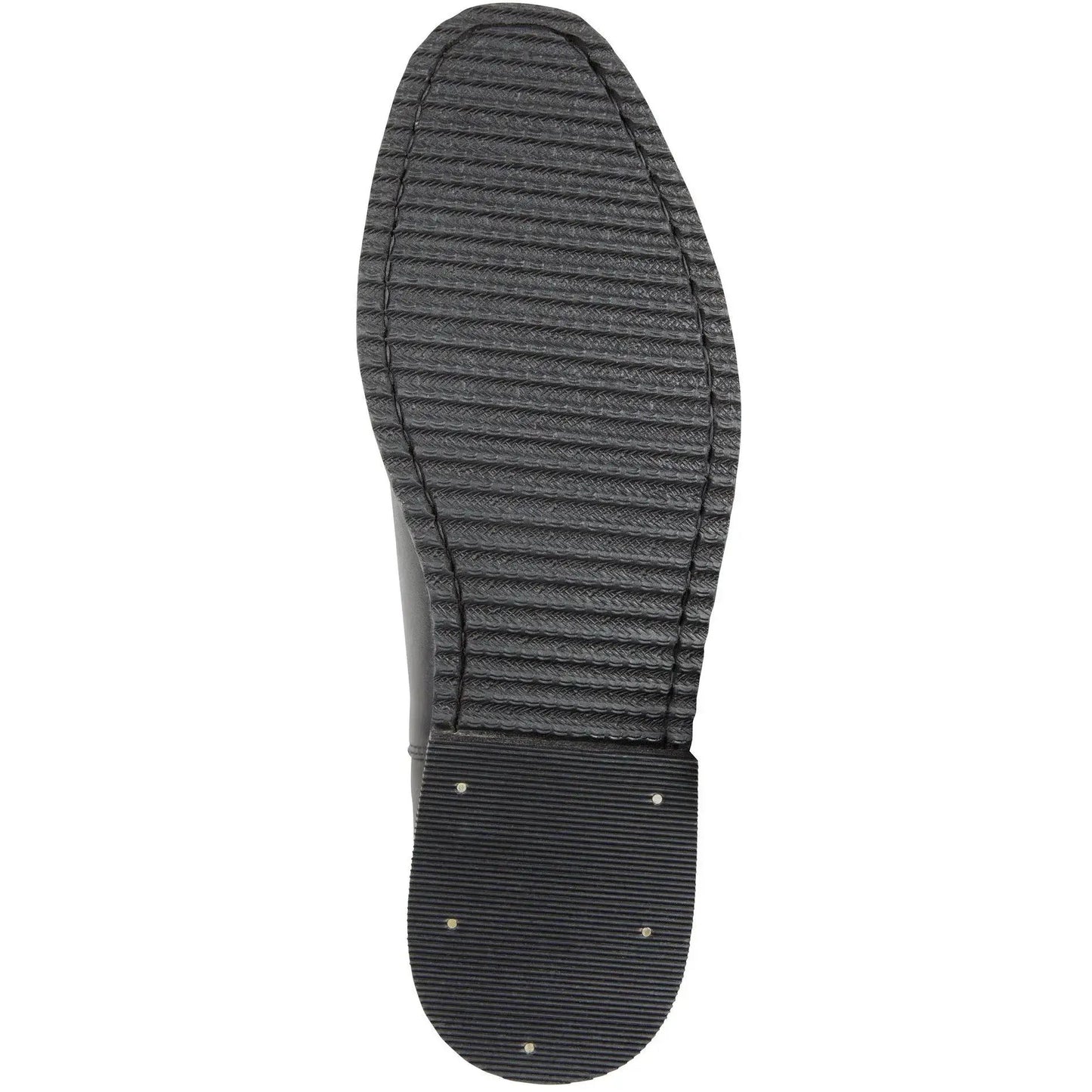 Huntley Equestrian paddock boot black leather with quilted upper and rugged sole on Tampa Home & Garden Store