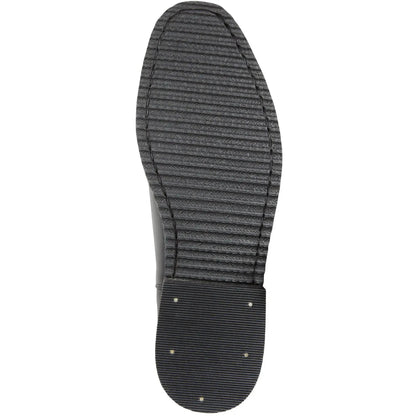 Huntley Equestrian paddock boot black leather with quilted upper and rugged sole on Tampa Home & Garden Store