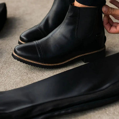Huntley Equestrian Adult Paddock Boot with Zipper