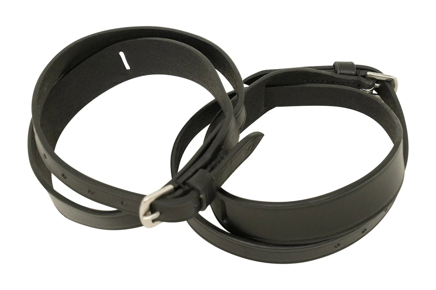 Huntley Equestrian Children's Black Leather Jodhpur Garter Straps - Tampa Home & Garden Store