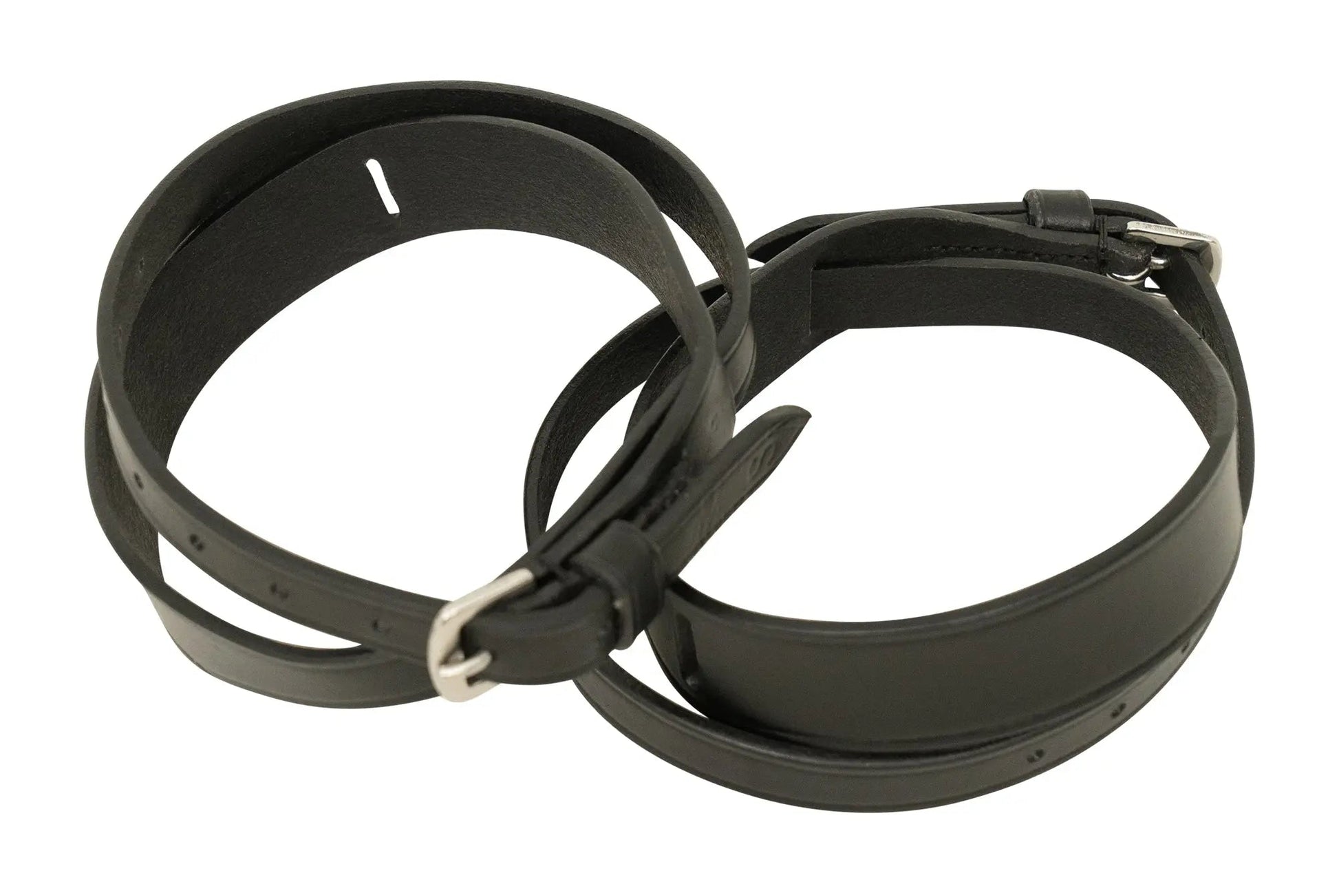 Huntley Equestrian Children's Black Leather Jodhpur Garter Straps - Tampa Home & Garden Store