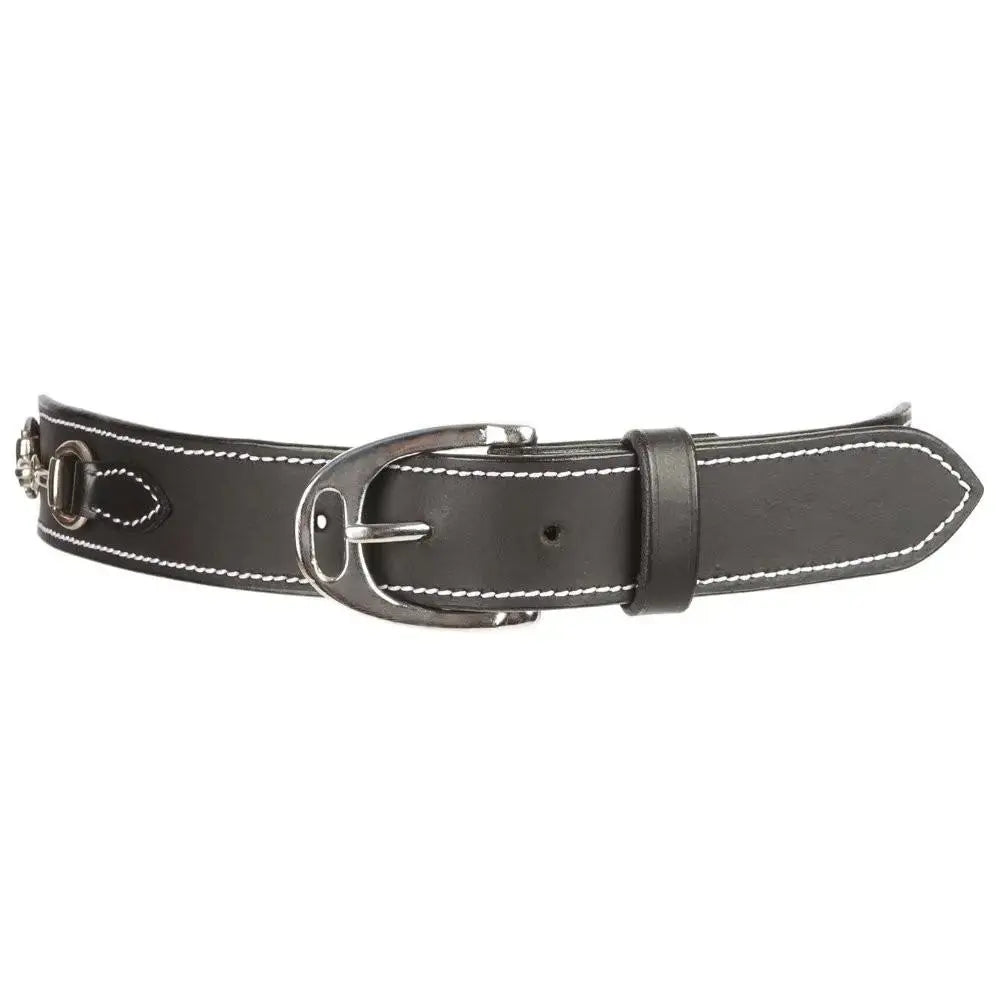 Huntley Equestrian Children's Snaffle Bit Black Leather Belt - Tampa Home & Garden Store