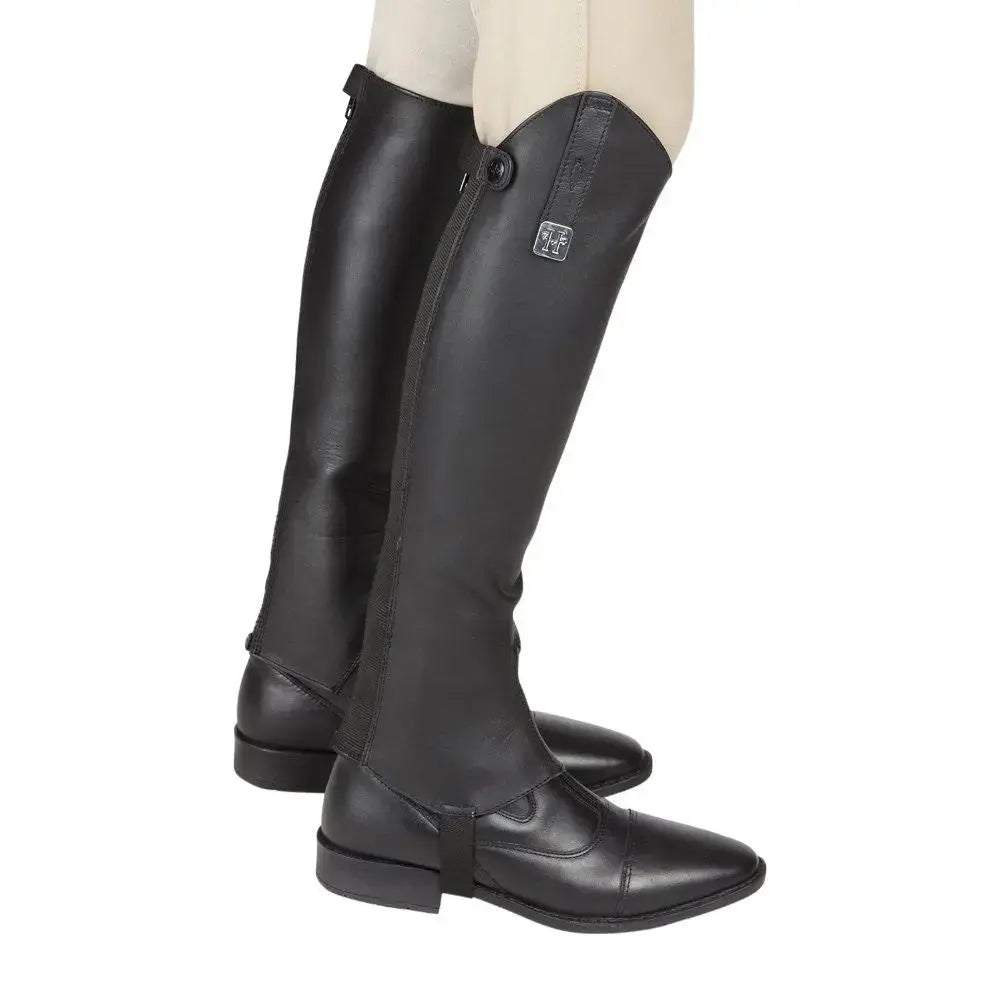 Huntley Equestrian Custom Fit Premium Leather Half Chaps - Tampa Home & Garden Store