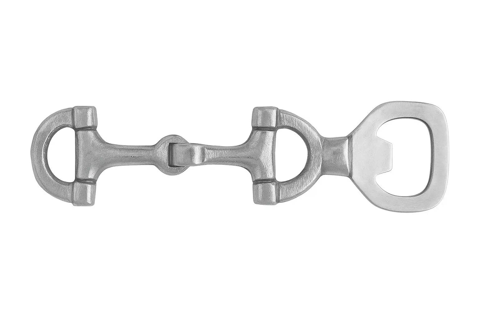 Huntley Equestrian D Bit Designed Bottle Opener, Silver - Tampa Home & Garden Store