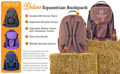 Huntley Equestrian Deluxe Equestrian Backpack - Tampa Home & Garden Store