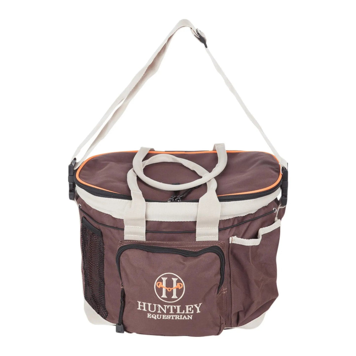 Huntley Equestrian Deluxe Grooming Bag, Brown - Tampa Home & Garden Store