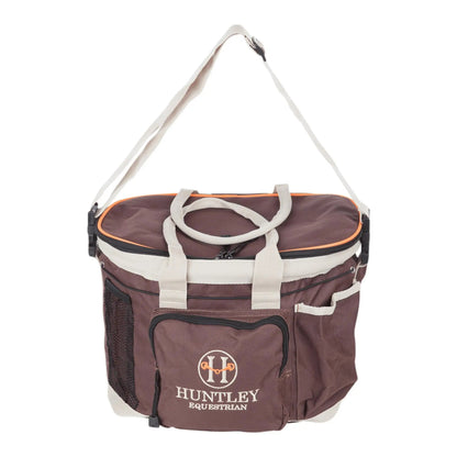Huntley Equestrian Deluxe Grooming Bag, Brown - Tampa Home & Garden Store