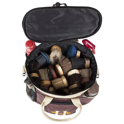 Huntley Equestrian Deluxe Grooming Bag, Brown - Tampa Home & Garden Store