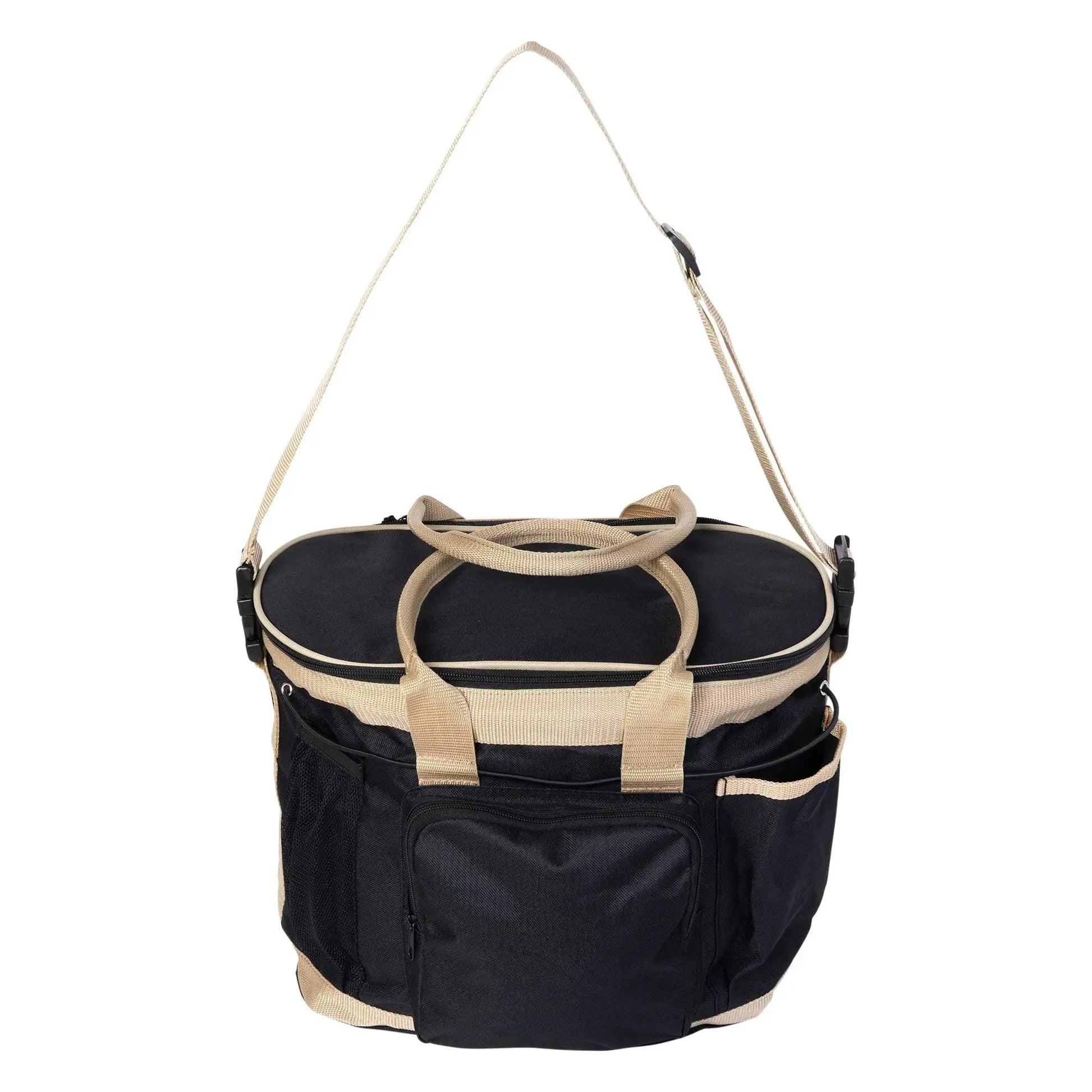 Huntley Equestrian Deluxe Grooming Bag, Brown - Tampa Home & Garden Store