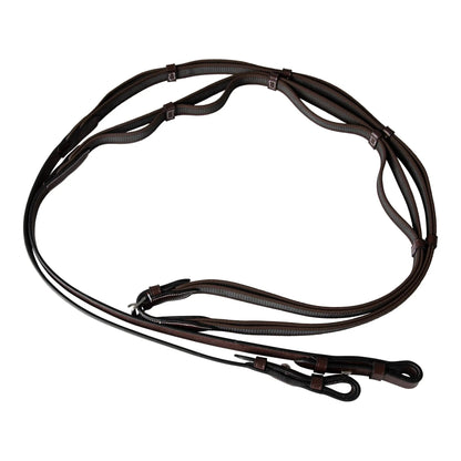 Huntley Equestrian Double Layer Web Grip Reins - Tampa Home & Garden Store