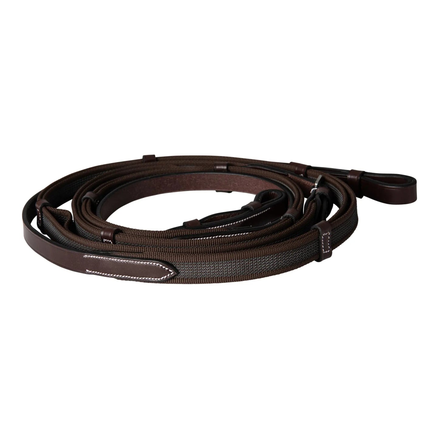 Huntley Equestrian Double Layer Web Grip Reins - Tampa Home & Garden Store