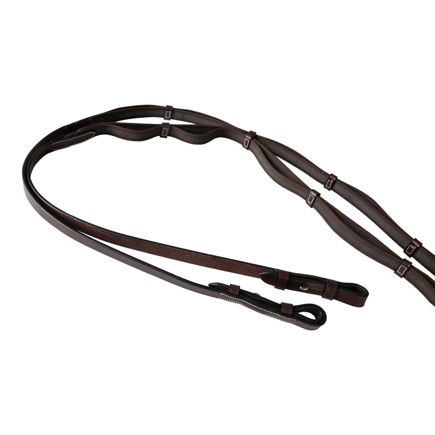 Huntley Equestrian Double Layer Web Grip Reins - Tampa Home & Garden Store
