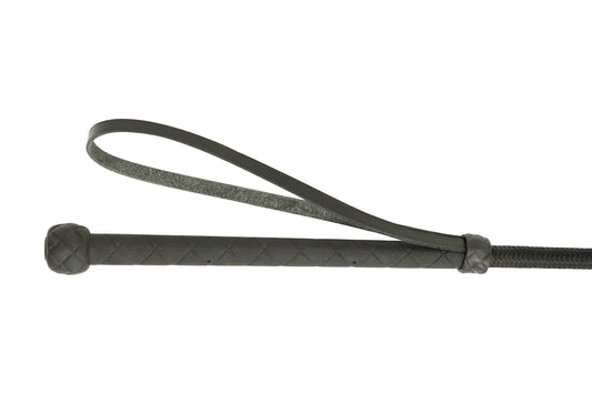 Huntley Equestrian English Riding Crop with Handle, 26" Inches, Black - Tampa Home & Garden Store