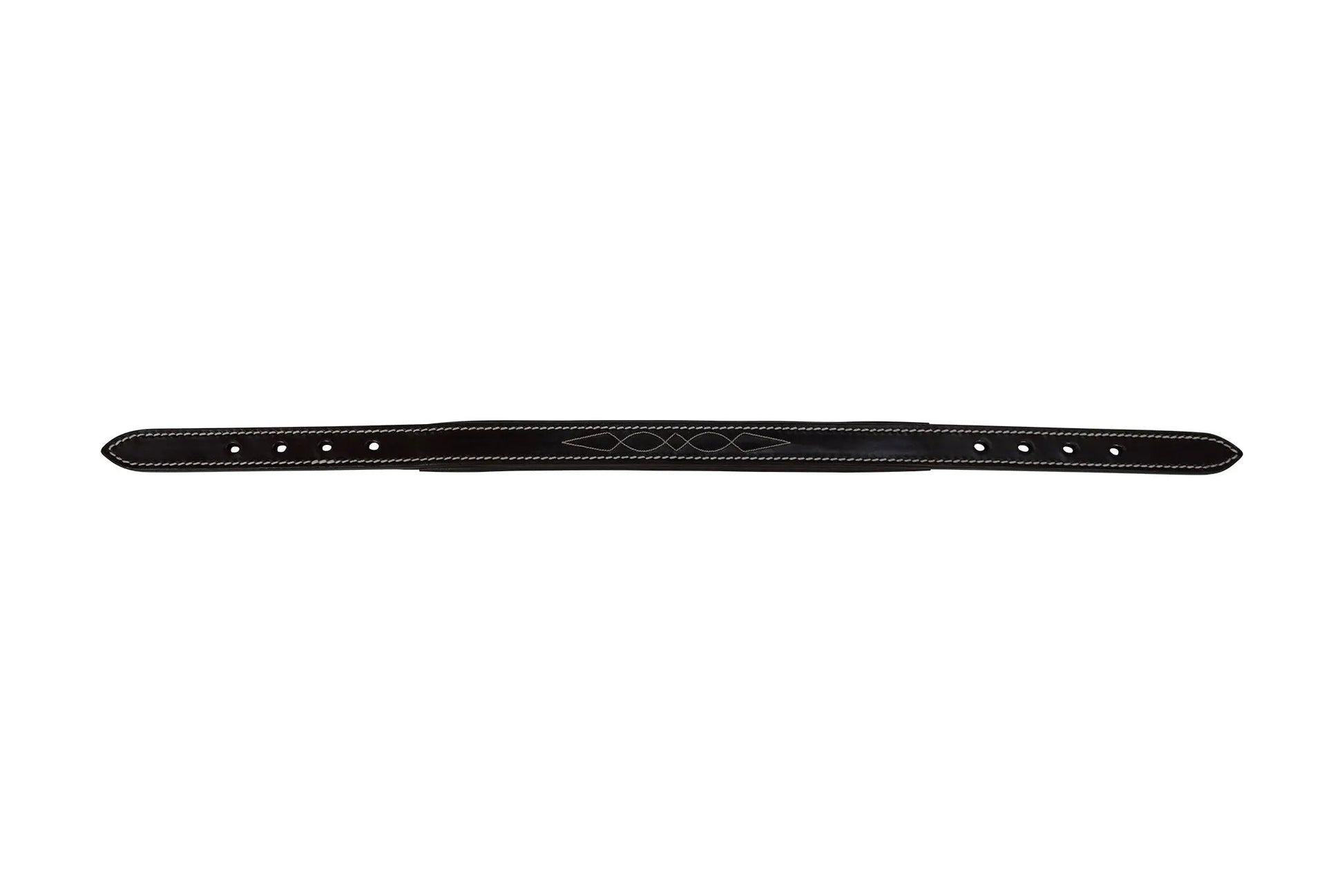 Huntley Equestrian Fancy Stitched Leather Halter Replacement Crown Piece - Tampa Home & Garden Store