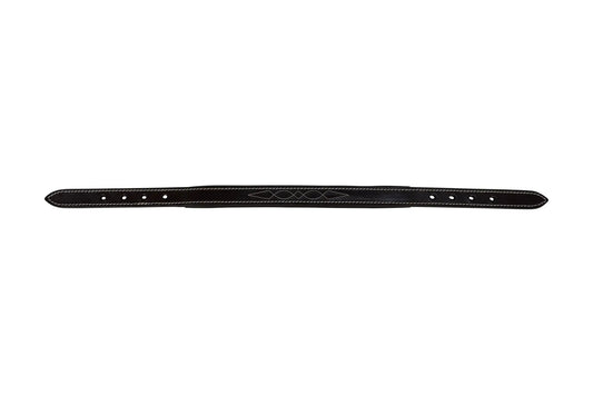 Huntley Equestrian Fancy Stitched Leather Halter Replacement Crown Piece - Tampa Home & Garden Store