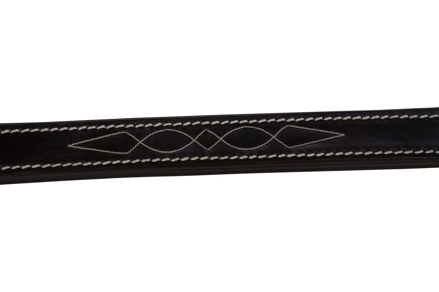 Huntley Equestrian Fancy Stitched Leather Halter Replacement Crown Piece - Tampa Home & Garden Store